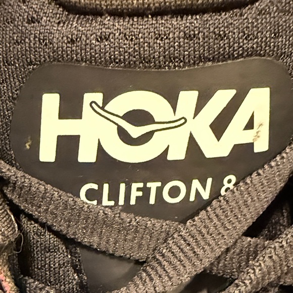 Hoka Women's Pink and Black Running Shoes - Picture 4 of 6